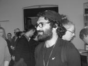 Pil Peled w Centrum Kultury Żydowskiej w Krakowie na otwarciu swojej wystawy. Fot. Zbigniew Pakuła