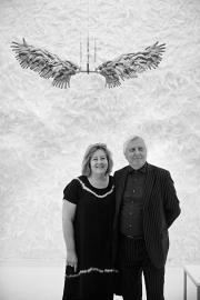 Saskia Boddeke i Peter Greenaway, twórcy wystawy. Fot. Judisches Museum/Berlin