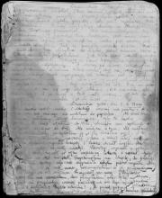 Strona z pamiętnika Rywki Lipszyc