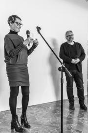 Kuratorzy wystawy: Adina Bar-On i prof. Marek Wasilewski