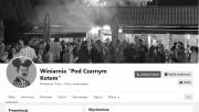 Strona Winiarni „Pod Czarnym Kotem” na Facebooku